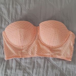 Pink glittery bra